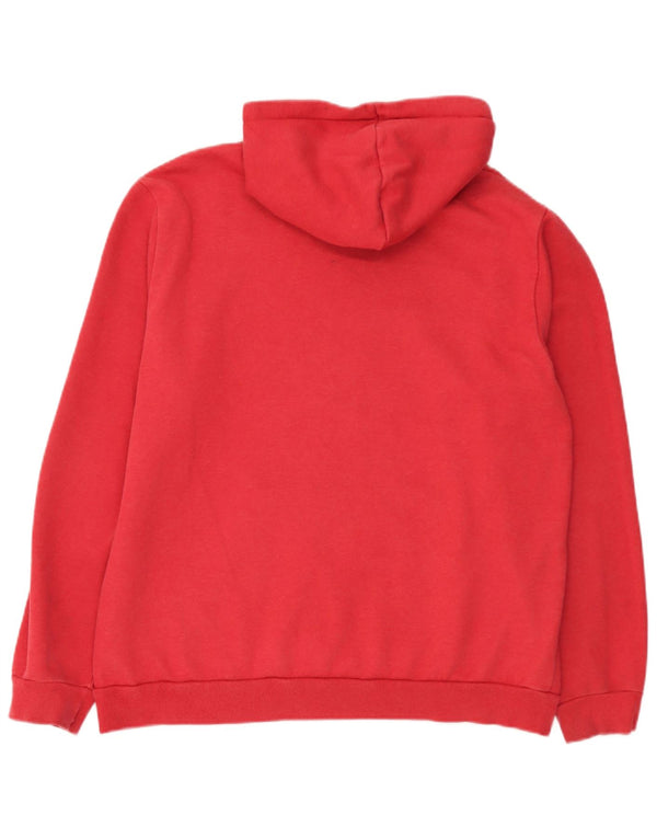 Felpa con cappuccio grafica da uomo Puma XL in cotone rosso