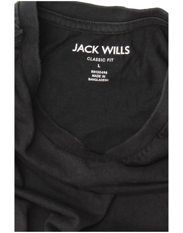 T-shirt da uomo dalla vestibilità classica Jack Wills, grande, grigia