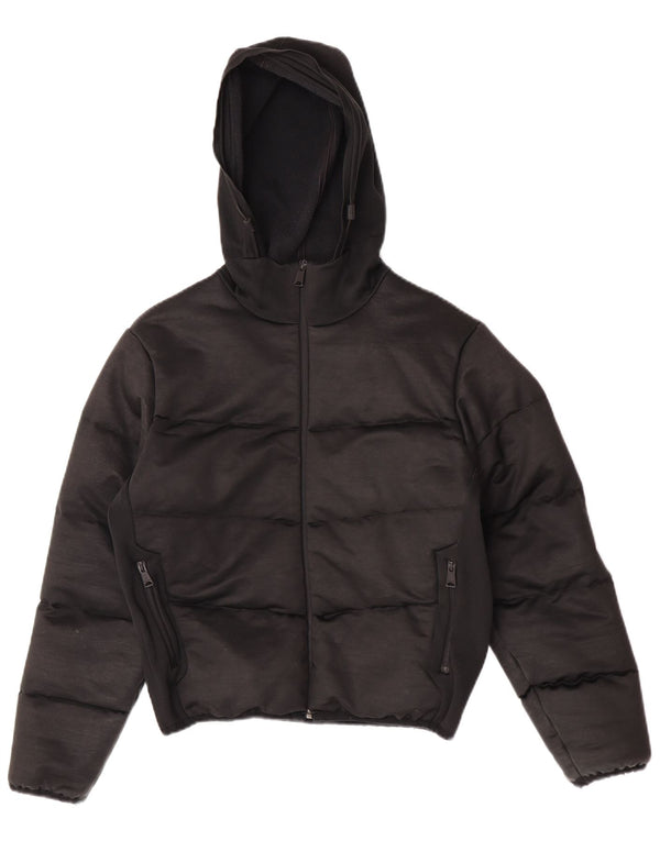 Giacca imbottita oversize con cappuccio da donna Napapijri UK 10 piccola poliestere nero