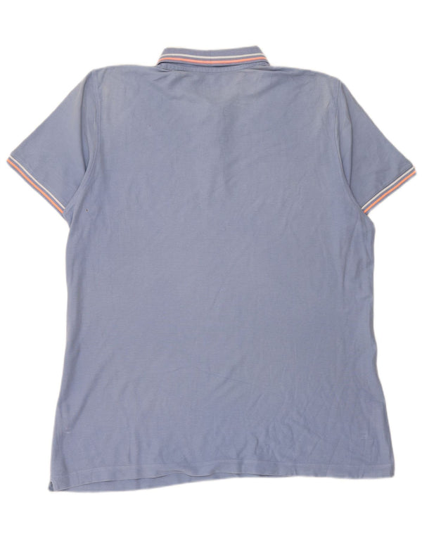 Polo da uomo LOTTO 2XL in cotone blu