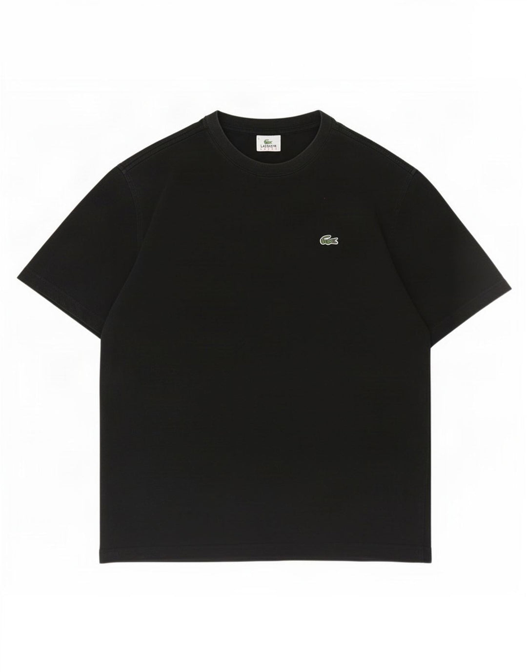 T-shirt da uomo Lacoste taglia 5 grande in cotone nero