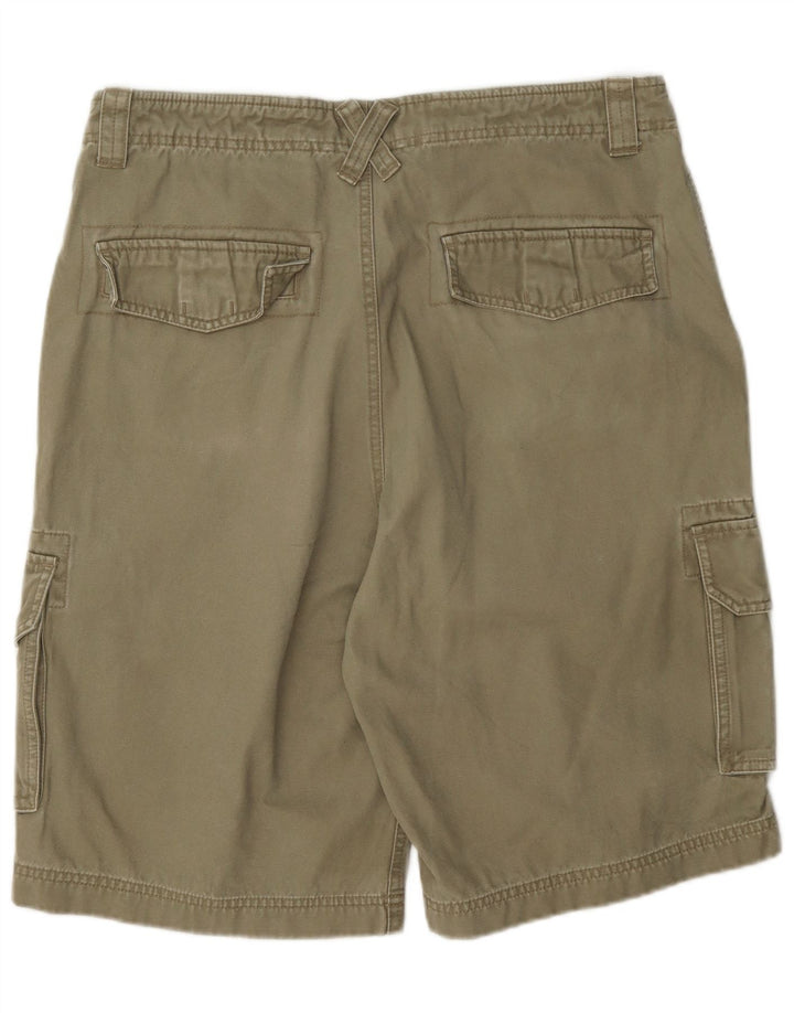 Pantaloncini cargo da uomo Weird Fish W34 grande cotone kaki