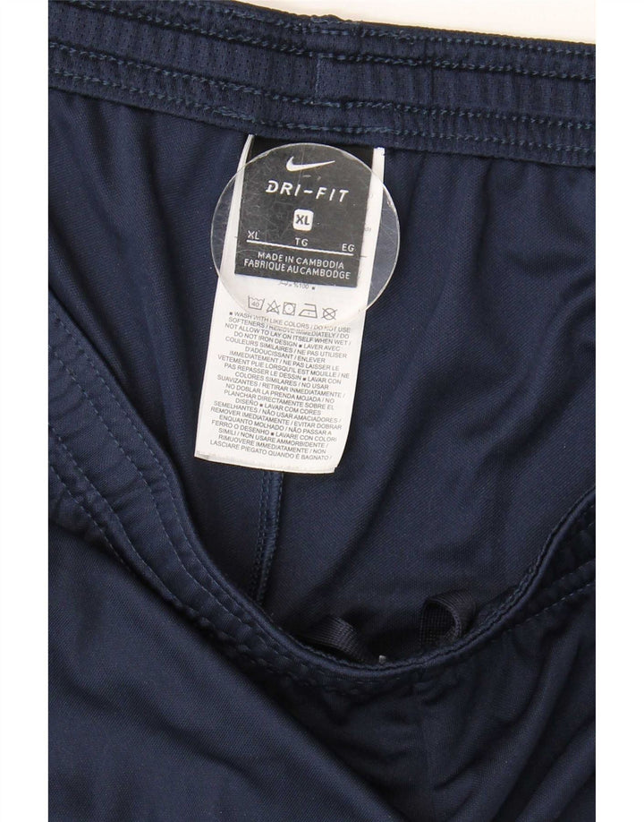 Pantaloncini sportivi Nike Dri Fit da uomo XL in poliestere blu navy