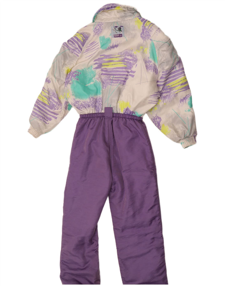 Tuta da sci da donna Golden Team IT 44 Poliammide color block viola medio