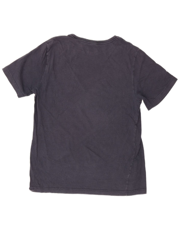 T-shirt da uomo Tommy Hilfiger Top in cotone blu navy medio
