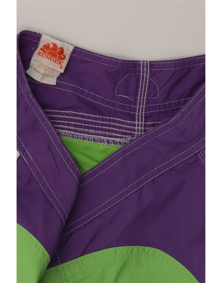 Pantaloncini da bagno da donna Sundek UK 10 Small Verde Colourblock Poliestere