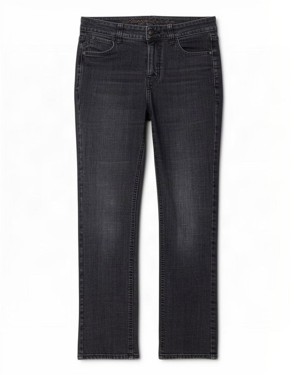 Jeans Bootcut da donna Marks & Spencer UK 10 Small W27 L29 Cotone blu navy