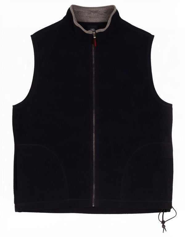 Gilet in pile da uomo Marks & Spencer UK 42 XL poliestere blu navy