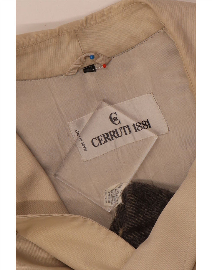 Cappotto Uomo Cerruti 1881 IT 46 Small Cotone Beige