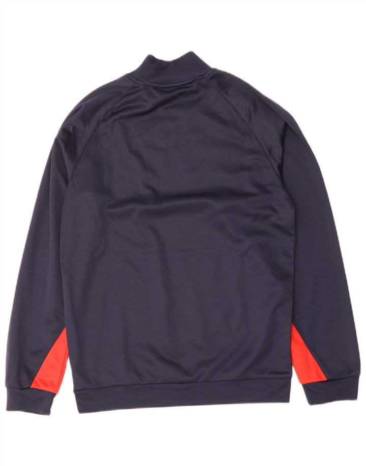 Felpa da uomo Umbro Jumper XS Blu navy Colourblock poliestere