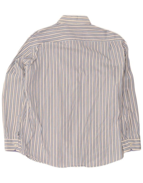 Camicia da uomo Renato Balestra taglia 44 17 1/2 XL a righe blu