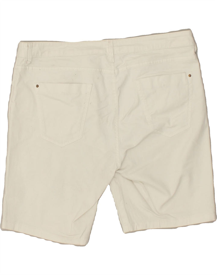 MASSIMO DUTTI Womens Casual Shorts W32 Large  White Vintage Massimo Dutti and Second-Hand Massimo Dutti from Messina Hembry 