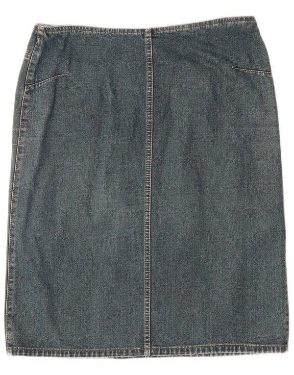 Gonna in denim da donna Etam UK 14 grande W32 cotone blu