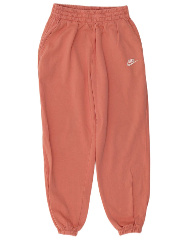 NIKE Pantaloni Tuta da Ragazza Joggers 12-13 Anni Large Rosa Cotone