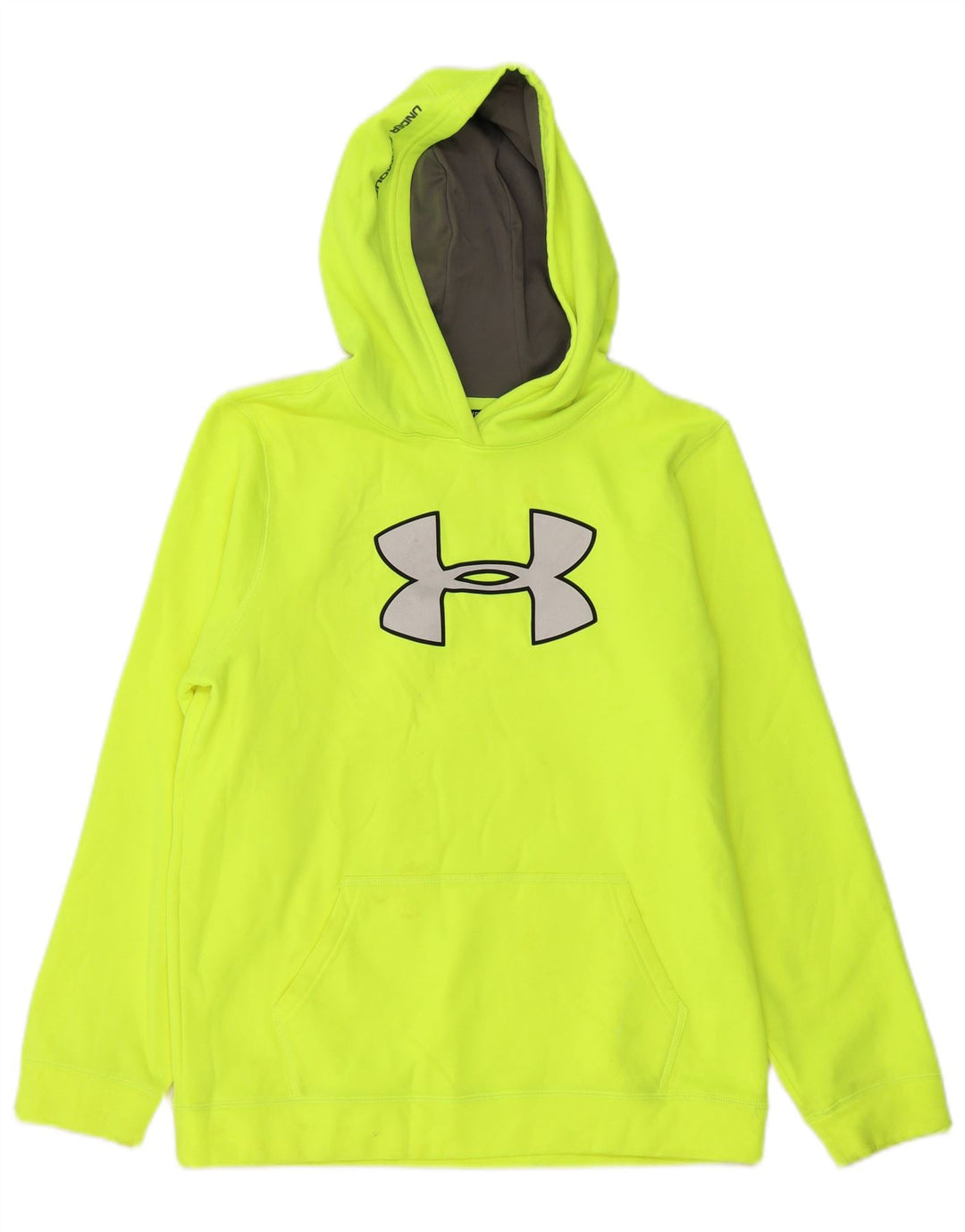 Felpa con cappuccio grafica per ragazzi UNDER ARMOUR 13-14 anni XL Verde