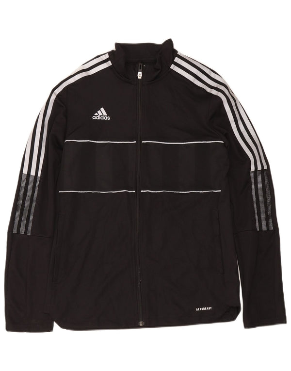 Giacca da tuta da donna Adidas Aeroready UK 12/14 Medium Nero Sport