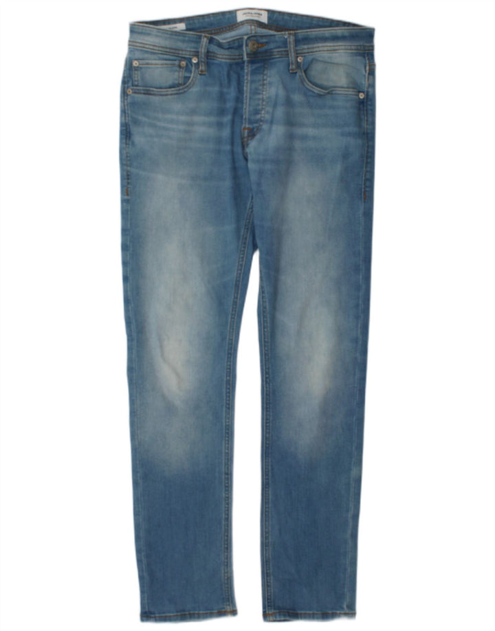 Jeans slim da uomo Jack & Jones W32 L32 cotone blu