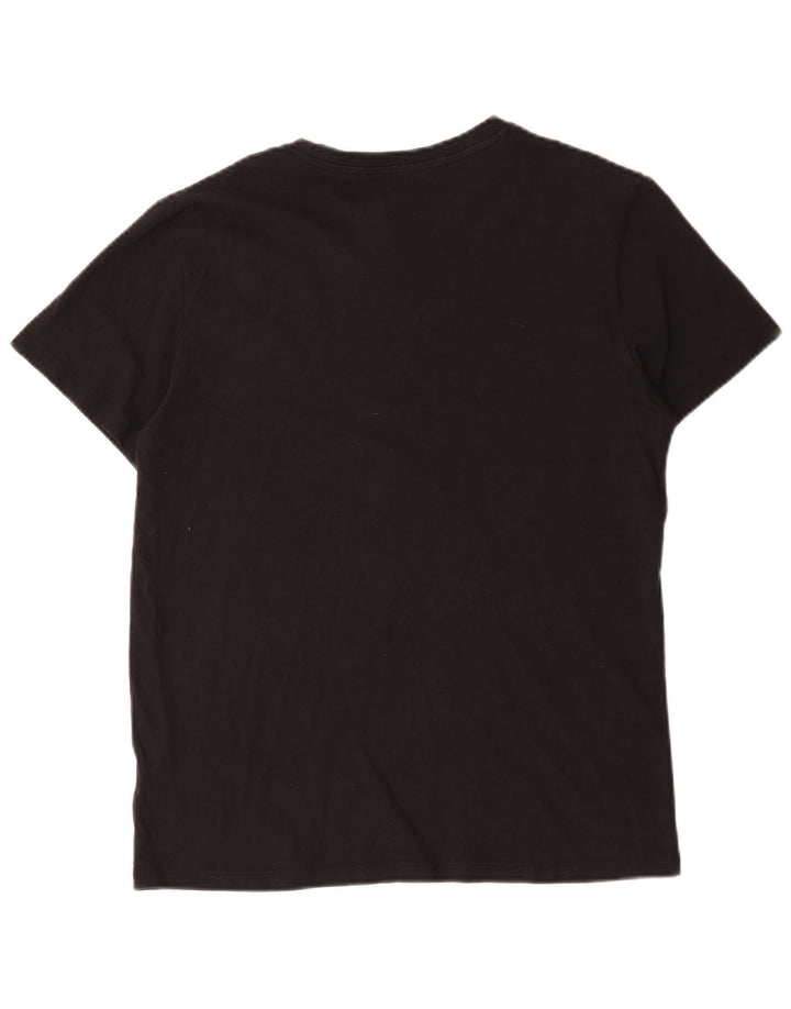 T-shirt da uomo Jack & Jones Top grande in cotone nero