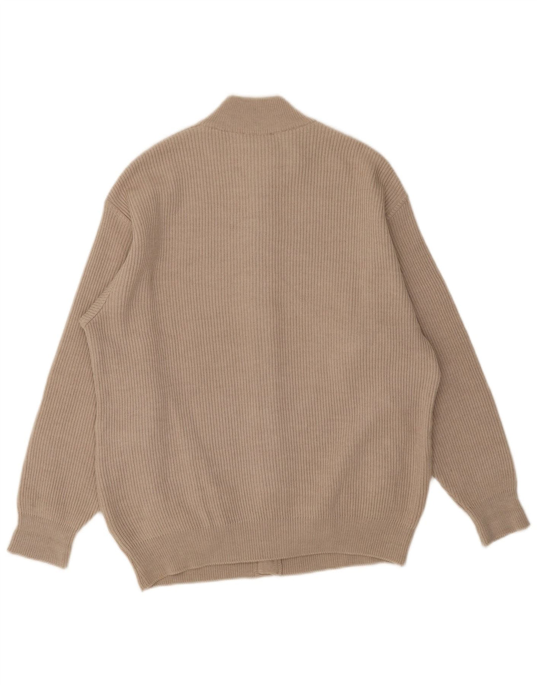 Maglione cardigan da uomo Lana Gatto grande lana beige