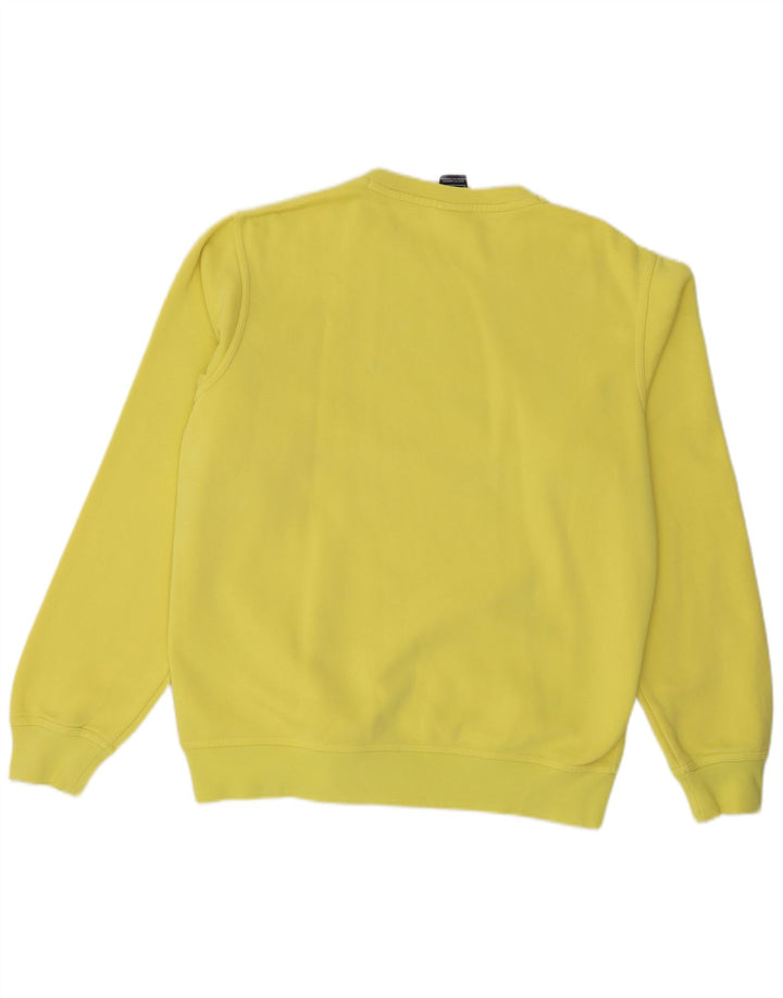 Felpa Nike Uomo Maglione Cotone Giallo Medio