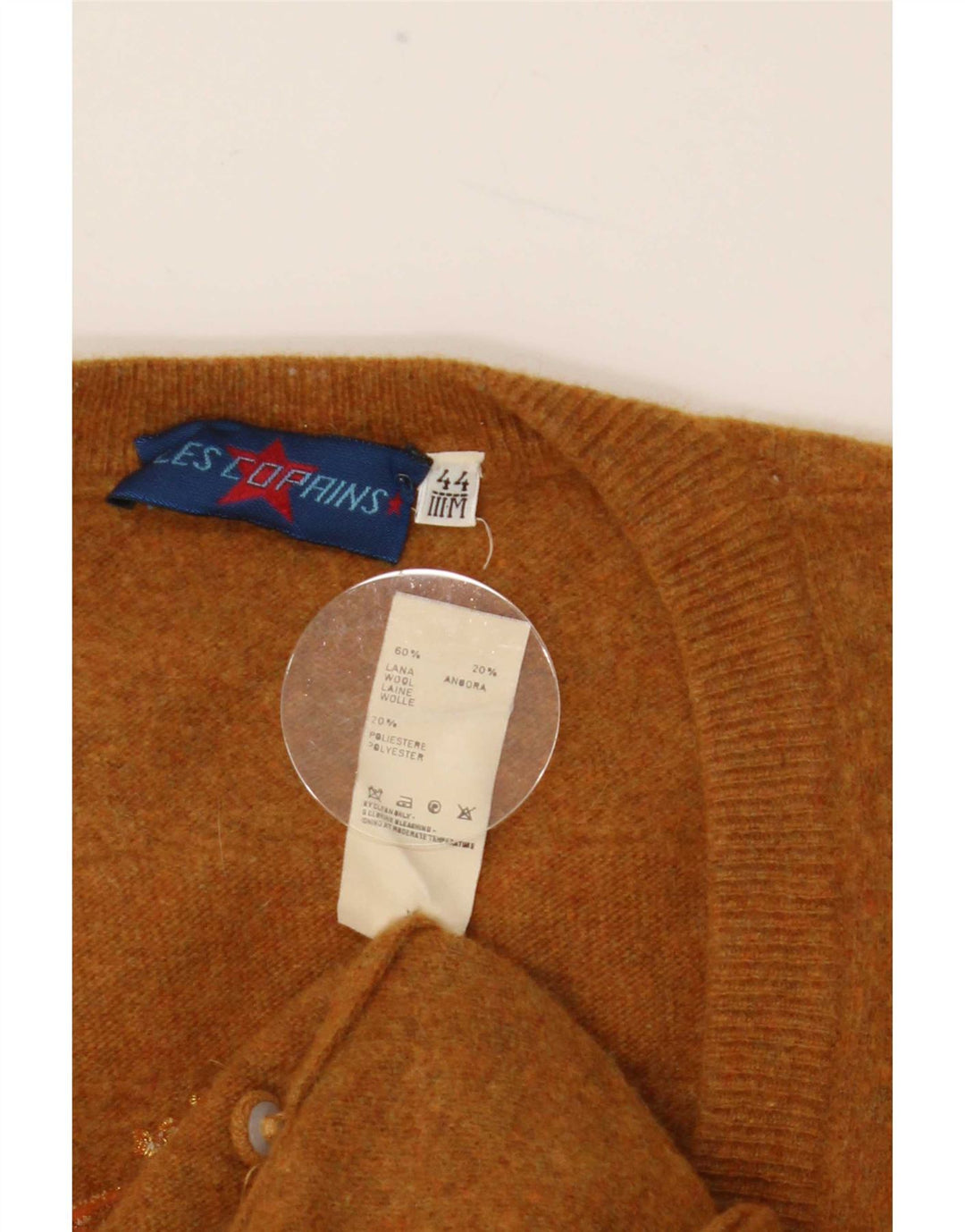 Maglione cardigan oversize con grafica da donna Les Copains IT 44 Beige medio