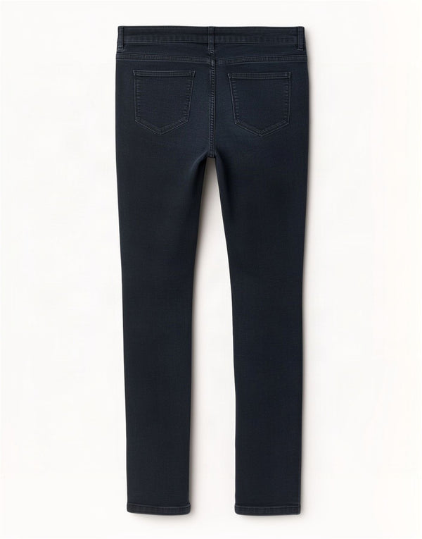 Pantaloni casual slim da donna Fat Face UK 12 Medium W30 L28 Cotone blu navy