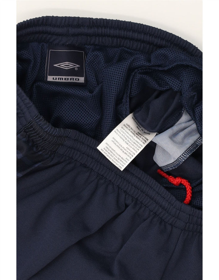 Pantaloncini sportivi da uomo Umbro Large in poliestere color block blu navy