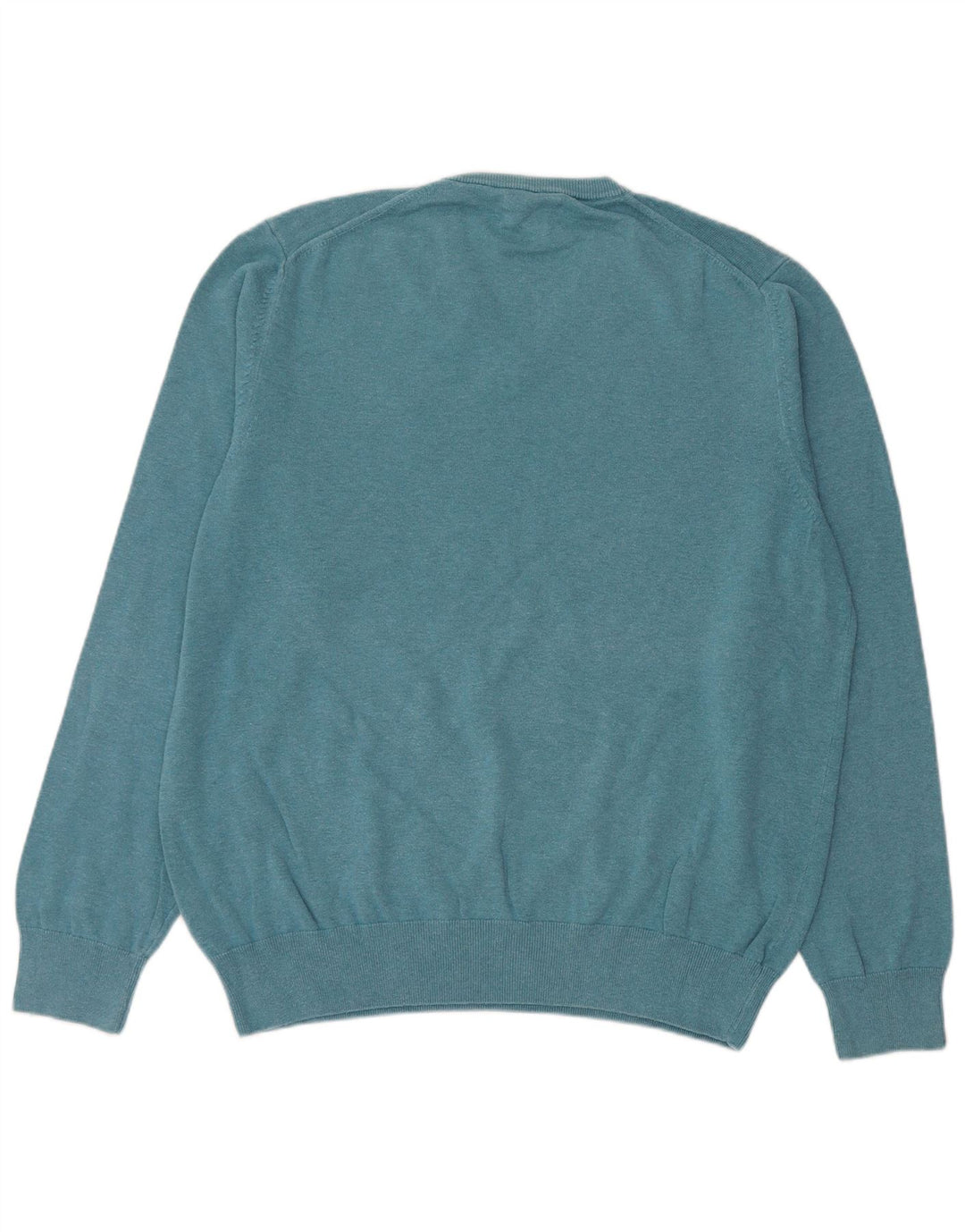 Maglione da uomo con scollo a V Marks & Spencer XL in cotone blu