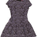 Abito a trapezio da donna Monsoon UK 10 Piccolo poliestere Paisley grigio