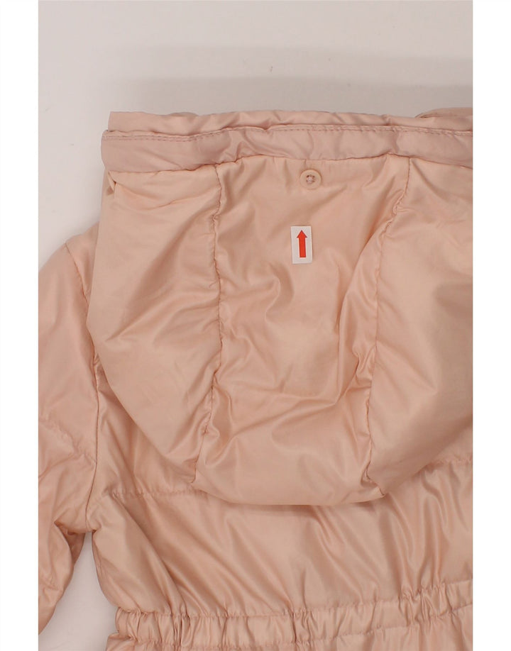 GAP Baby Girls Hooded Padded Jacket 18-24 Months Pink Polyester Vintage Gap and Second-Hand Gap from Messina Hembry 