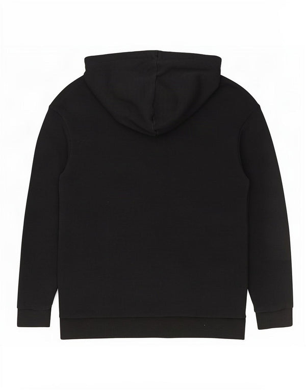 Felpa con cappuccio oversize grafica da donna Puma UK 6 XS cotone nero