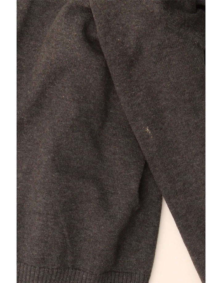 Maglione cardigan corto Zara da donna UK 10 piccolo grigio