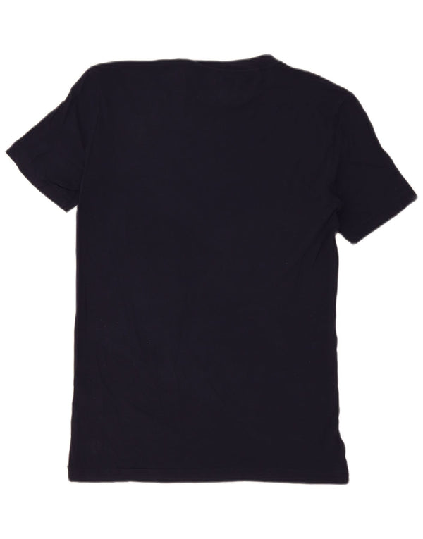 T-shirt da uomo Armani Jeans Top 2XL in viscosa blu navy