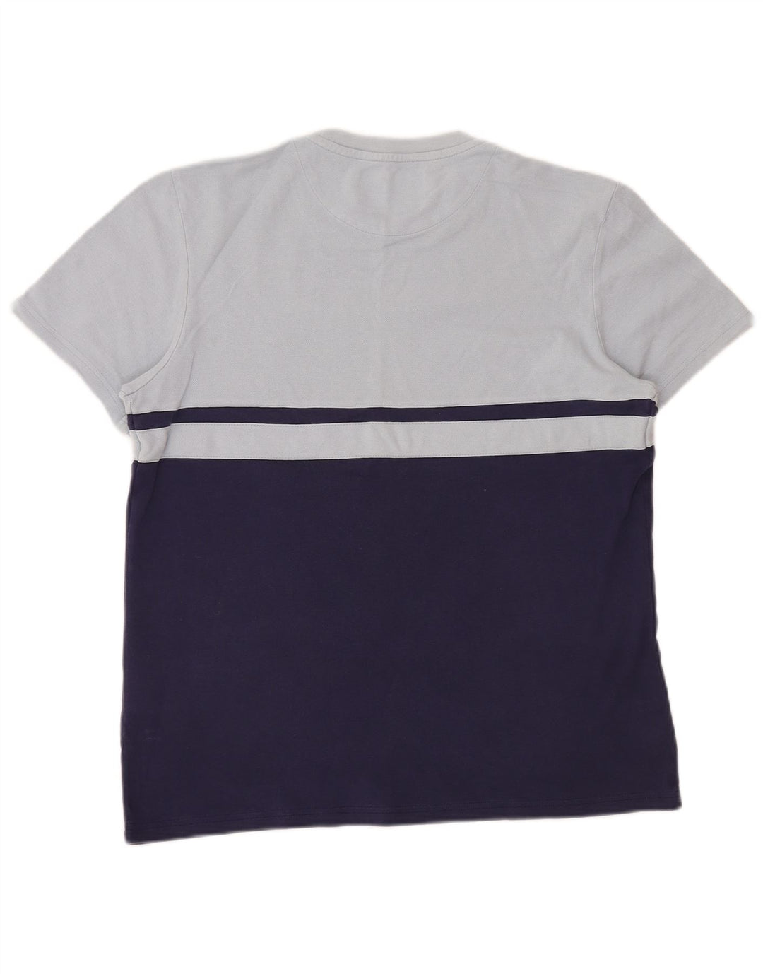 T-shirt da uomo Lyle & Scott Top in cotone color block medio blu navy