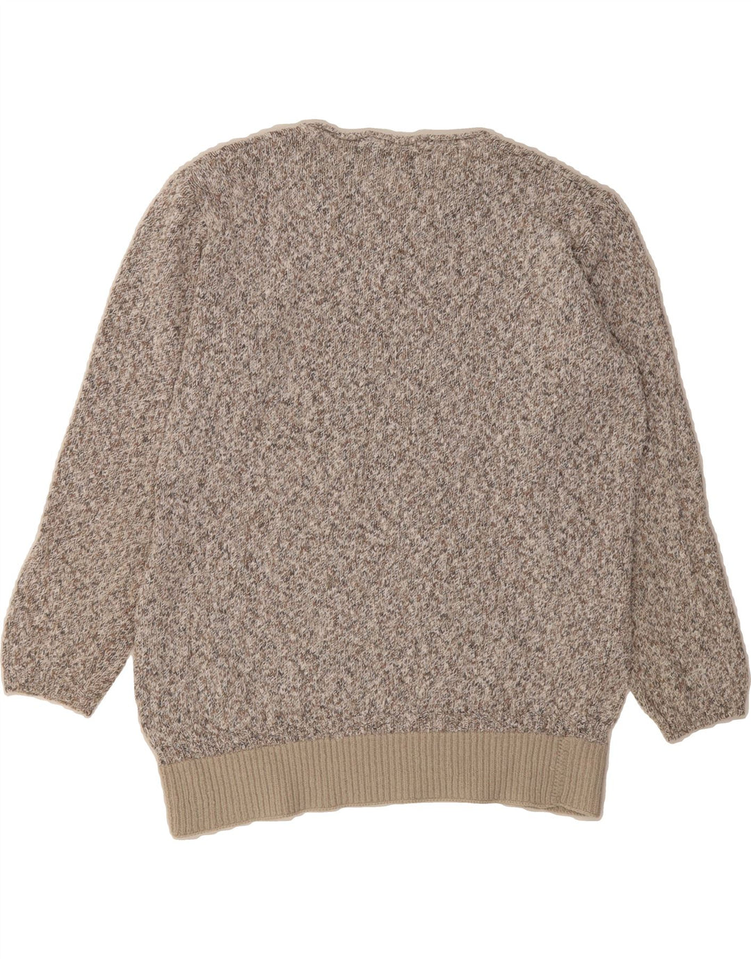 VINTAGE Womens Crew Neck Jumper Sweater EU 46 XL Grey Flecked Vintage Vintage and Second-Hand Vintage from Messina Hembry 