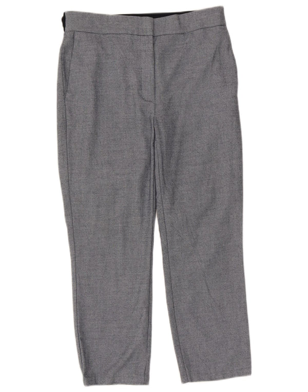 Pantaloni Capri da donna Zara grandi W30 L23 poliestere blu