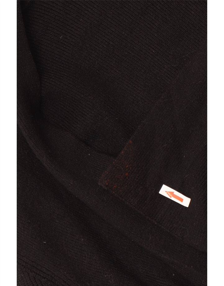 Maglione cardigan aperto lungo da donna Marks & Spencer UK 20 2XL Nero