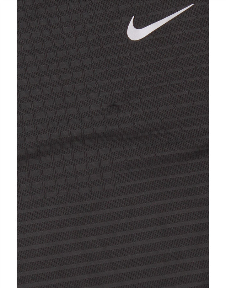 T-shirt Nike Dri Fit da uomo, grigio medio, gessato