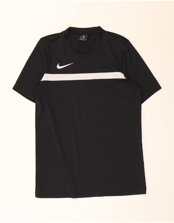 T-shirt Nike Dri Fit da uomo, colore nero medio, color block