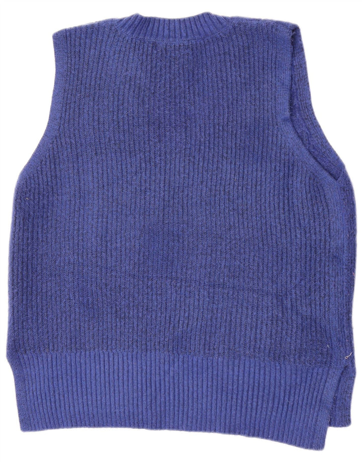 Canotta da donna Marks & Spencer UK 16 grande poliestere blu