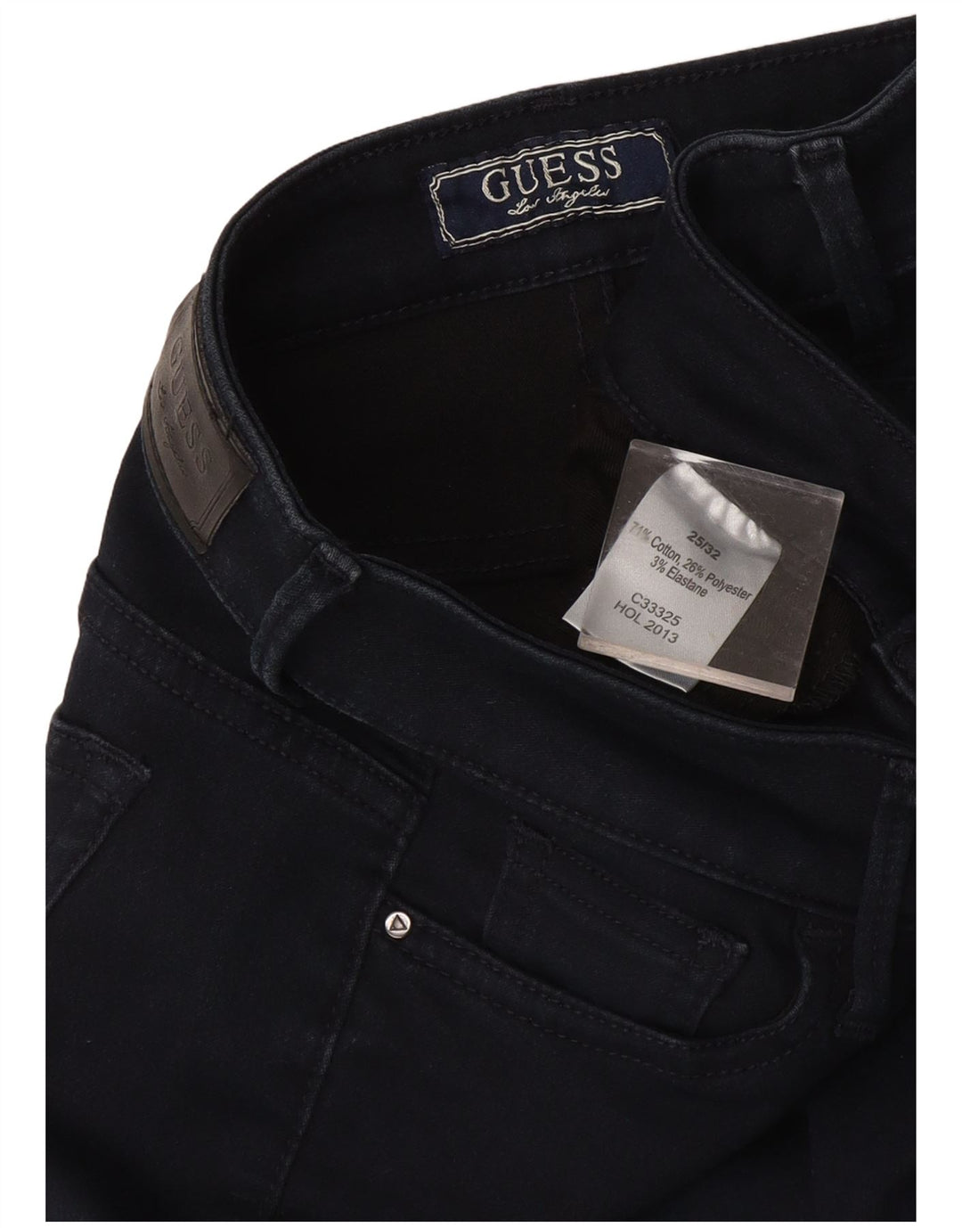 Jeans Guess Kate Bootcut da donna W25 L32 cotone blu navy