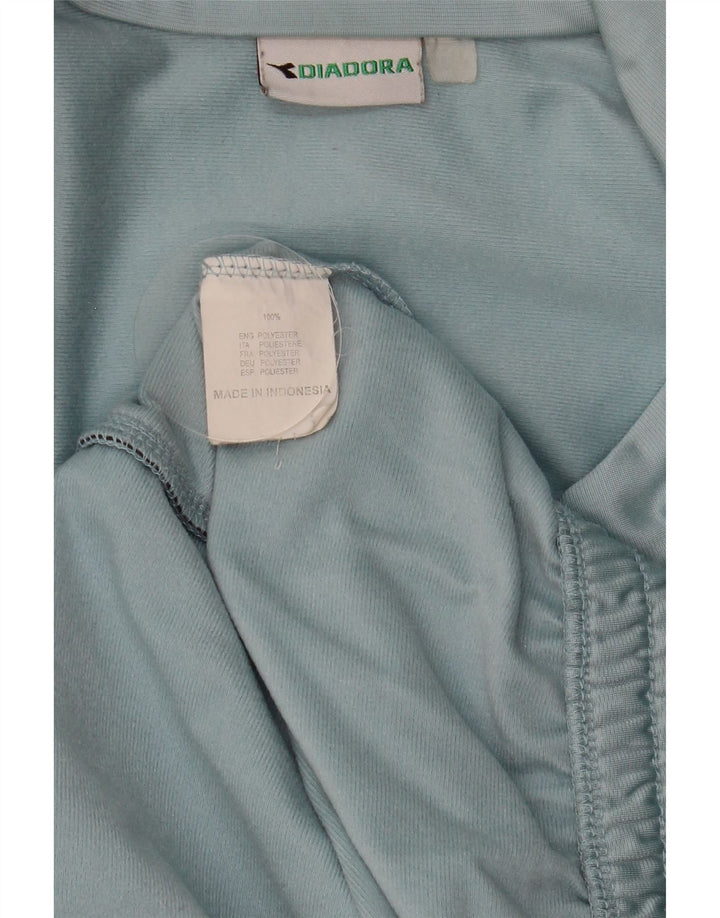 Giacca da tuta da uomo Diadora Large in poliestere blu