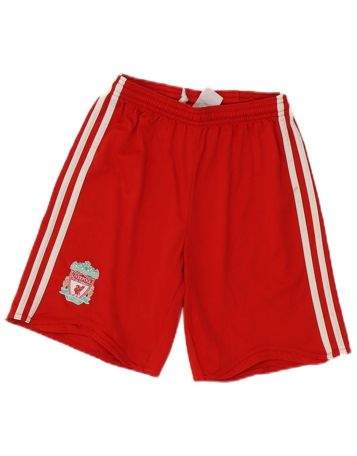 Pantaloncini sportivi ADIDAS Liverpool Graphic Sport da ragazzo 11-12 anni in poliestere rosso