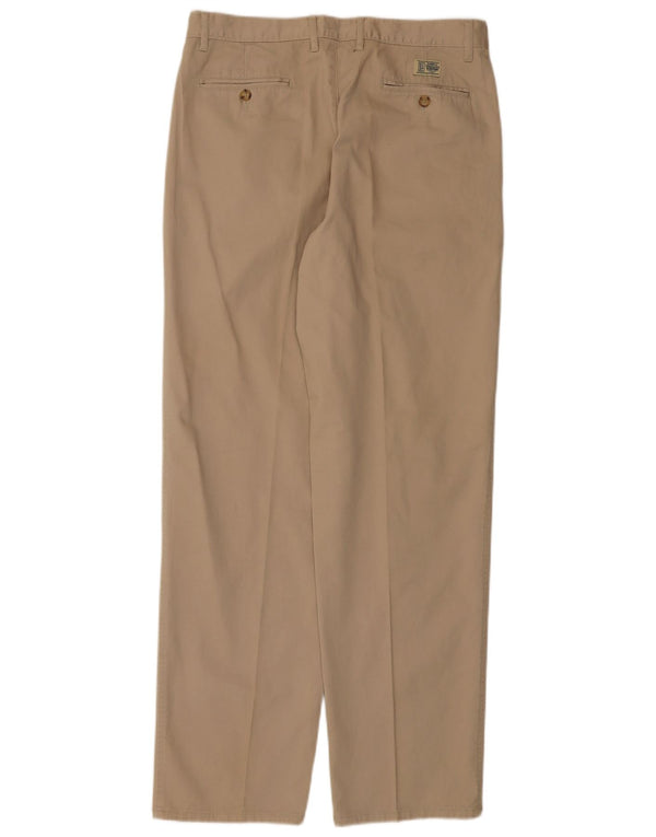 Pantaloni Chino da Uomo con Pegged Stefanel IT 50 Large W36 L33 Cotone Beige