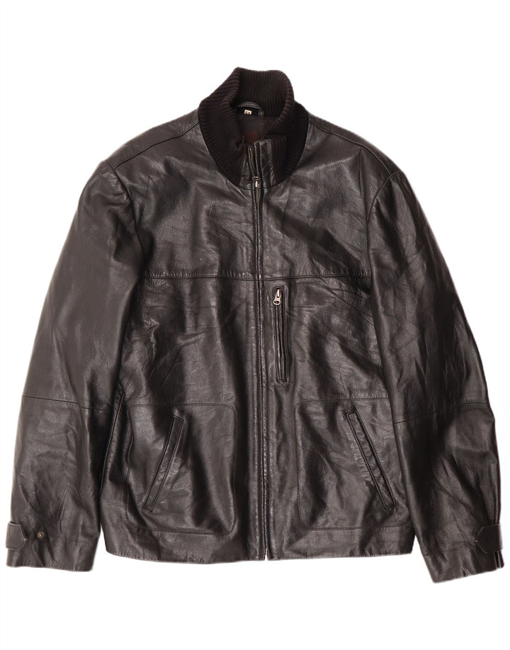 Giacca in Pelle Uomo CONBIPEL IT 54 XL Pelle Nera