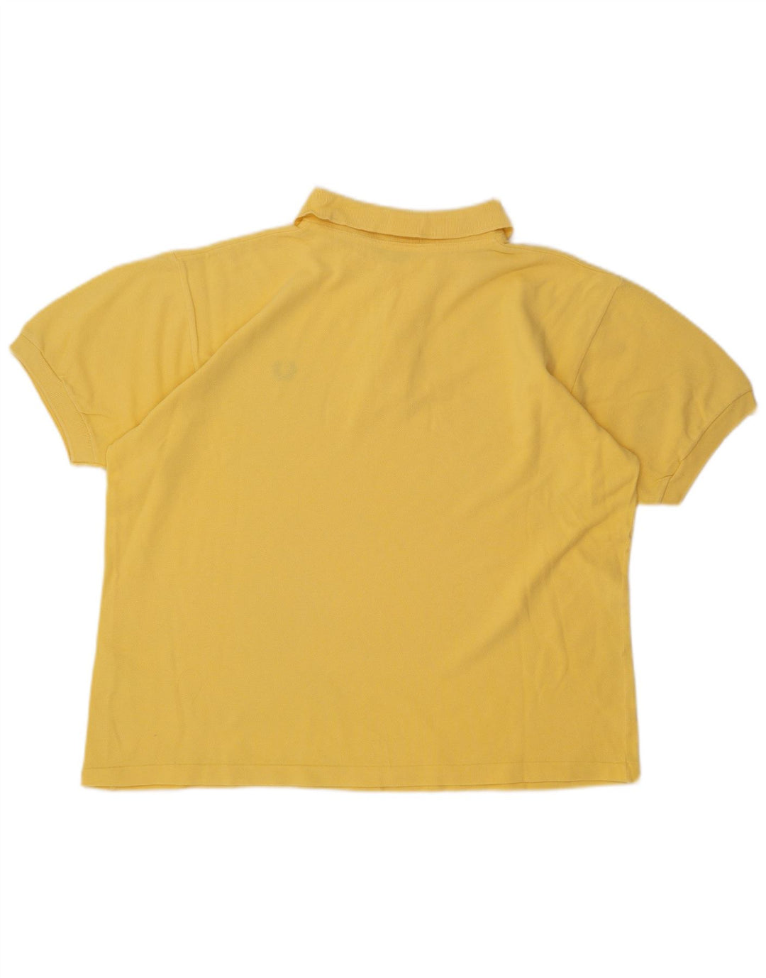 Polo da uomo Fred Perry grande in cotone giallo