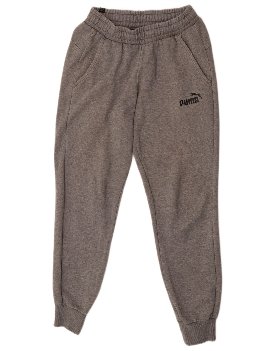 Pantaloni da tuta da uomo Puma Joggers piccoli in cotone chiazzato grigio