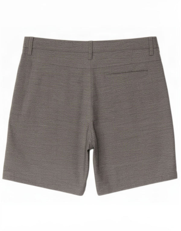 Pantaloncini chino da uomo Hurley Large W34 poliestere chiazzato grigio