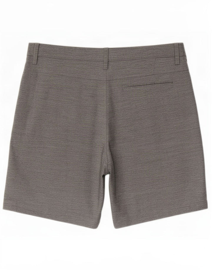 Pantaloncini chino da uomo Hurley Large W34 poliestere chiazzato grigio