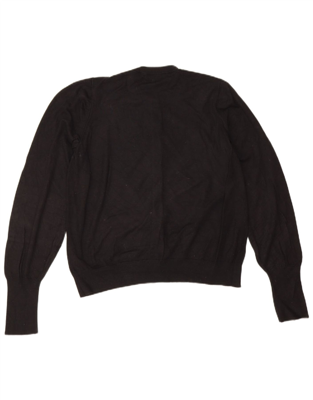 Maglione cardigan da donna Marks & Spencer UK 16 grande viscosa nera